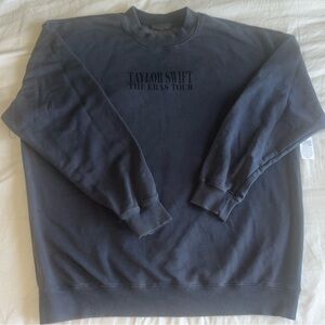 NWOT Taylor Swift Eras Tour Blue/Gray Sweatshirt